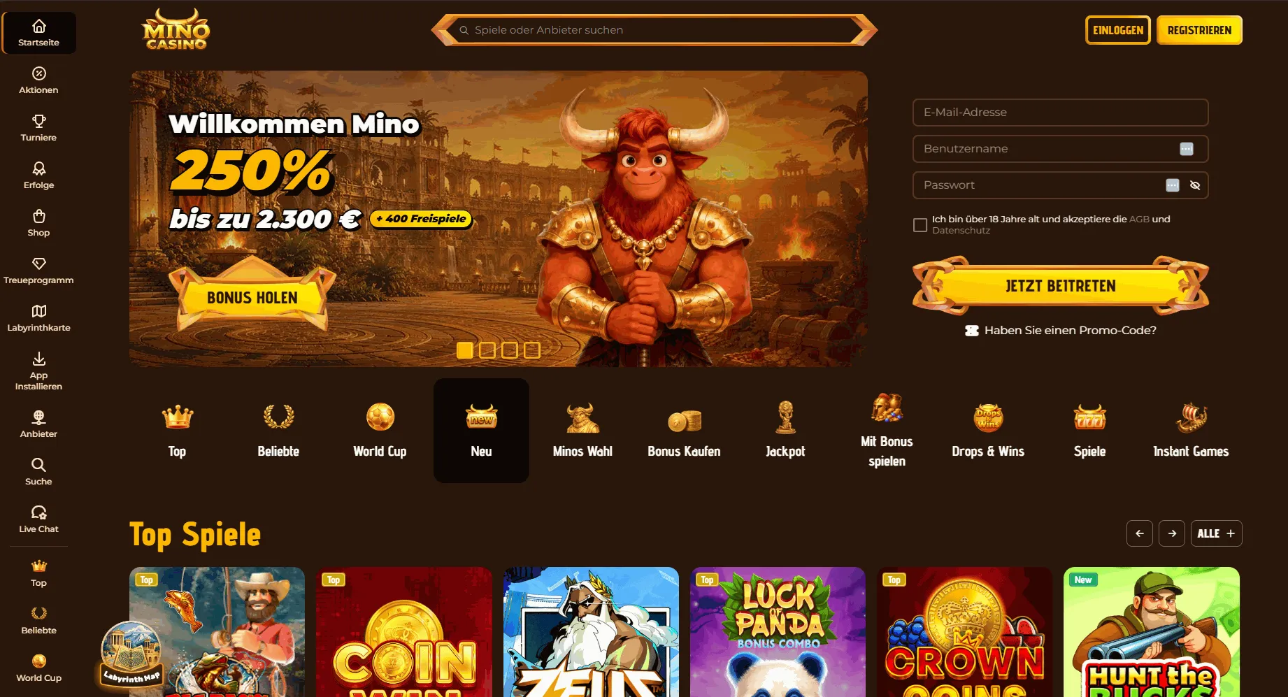 Mino casino angebote Mino online casino startseite